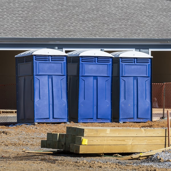 how do i determine the correct number of porta potties necessary for my event in Three Lakes